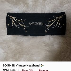 VINTAGE BOGNER HEADBAND 🎿